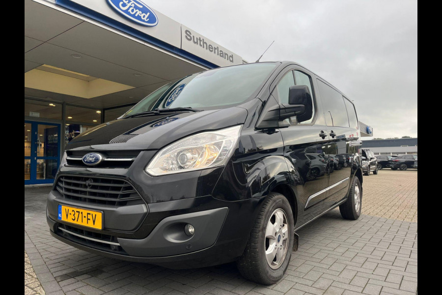 Ford Transit Custom 290 2.0 TDCI L1H1 Limited DC 170pk | Dubbele Cabine | Automaat | Leer | Stoelverwarming | Camera achter | Dubbele schuifdeur |