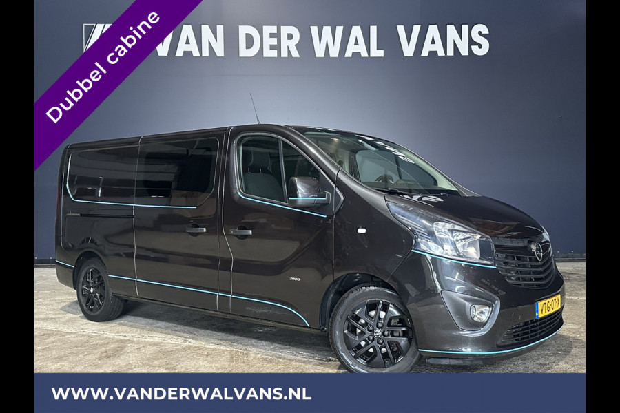 Opel Vivaro 1.6 CDTI 146pk L2H1 Dubbele Cabine Euro6 Airco | Camera | Navigatie Cruisecontrol, Parkeersensoren, 5-Zits, lichtmetalen velgen