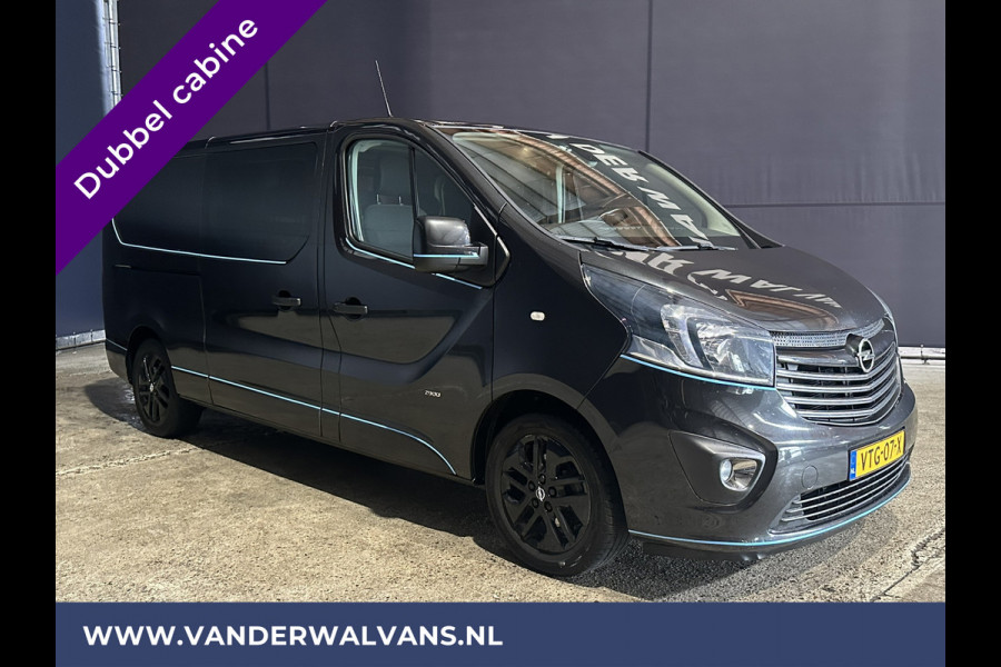 Opel Vivaro 1.6 CDTI 146pk L2H1 Dubbele Cabine Euro6 Airco | Camera | Navigatie Cruisecontrol, Parkeersensoren, 5-Zits, lichtmetalen velgen