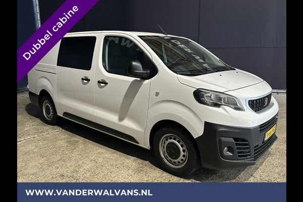 Peugeot Expert 2.0 BlueHDI 123pk L3H1 Dubbele cabine Euro6 Airco | 2x Zijdeur | Navigatie | 6-Zits 2500kg Trekhaak, Parkeersensoren, Apple Carplay, Android Auto, Cruisecontrol