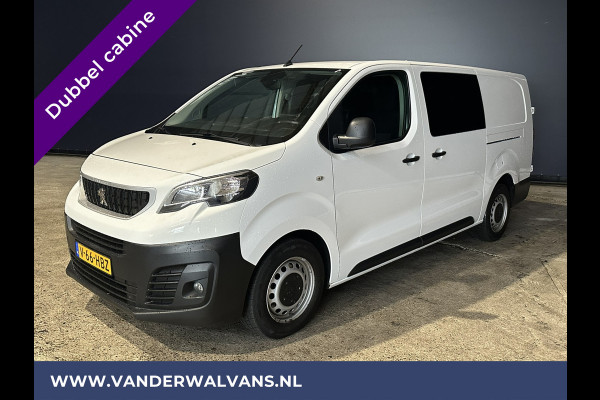 Peugeot Expert 2.0 BlueHDI 123pk L3H1 Dubbele cabine Euro6 Airco | 2x Zijdeur | Navigatie | 6-Zits 2500kg Trekhaak, Parkeersensoren, Apple Carplay, Android Auto, Cruisecontrol