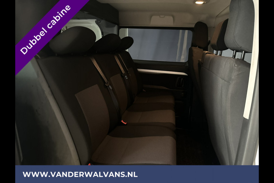 Peugeot Expert 2.0 BlueHDI 123pk L3H1 Dubbele cabine Euro6 Airco | 2x Zijdeur | Navigatie | 6-Zits 2500kg Trekhaak, Parkeersensoren, Apple Carplay, Android Auto, Cruisecontrol