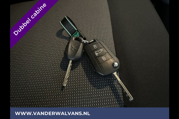 Peugeot Expert 2.0 BlueHDI 123pk L3H1 Dubbele cabine Euro6 Airco | 2x Zijdeur | Navigatie | 6-Zits 2500kg Trekhaak, Parkeersensoren, Apple Carplay, Android Auto, Cruisecontrol