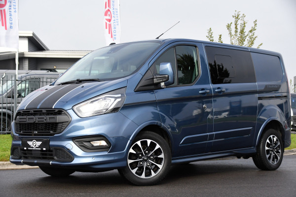 Ford Transit Custom 320 2.0 TDCI L1H1 Sport DC Adaptieve Cruise, Carplay, 185PK, Automaat, Sensoren, multimedia, Stoelverwarming, UNIEK!