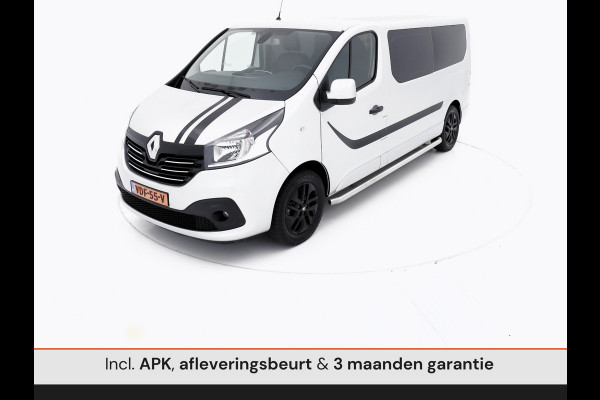 Renault Trafic 1.6 dCi L2H1 dubbele cabine silver black edition luxe leder navi cruise