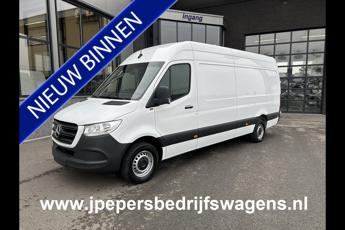 Mercedes-Benz Sprinter 317 CDI L3 H2 MBUX / Spoorassistent / Camera / Parkeersensoren / Navigatie / Cruise control / Airco / 270 Graden achterdeuren