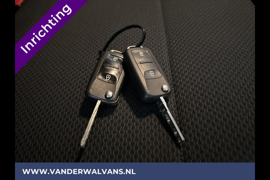 Volkswagen Transporter 2.0 TDI L1H1 inrichting Euro6 Airco | Omvormer | Trekhaak | Cruisecontrol Parkeersensoren, Bijrijdersbank