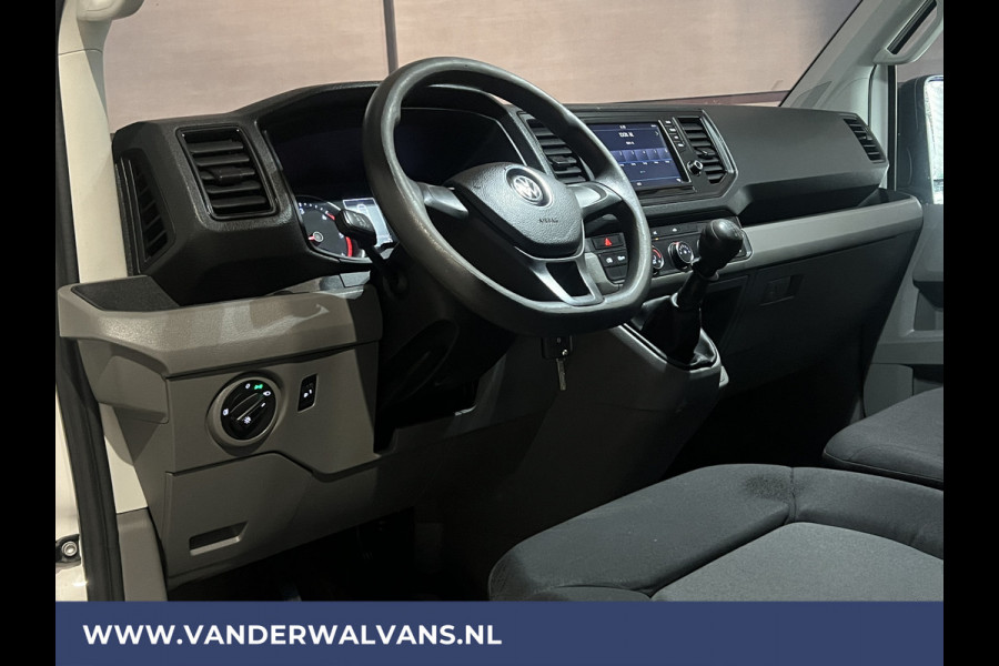 Volkswagen Crafter 2.0 TDI 140pk L4H4 L3H3 Hoog dak Euro6 Airco | 2x Zijdeur | Camera | Apple Carplay android auto, bijrijdersbank, 270 gr. achterdeuren, 3000kg trekvermogen