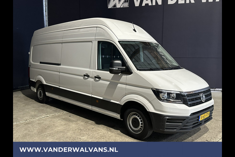 Volkswagen Crafter 2.0 TDI 140pk L4H4 L3H3 Hoog dak Euro6 Airco | 2x Zijdeur | Camera | Apple Carplay android auto, bijrijdersbank, 270 gr. achterdeuren, 3000kg trekvermogen