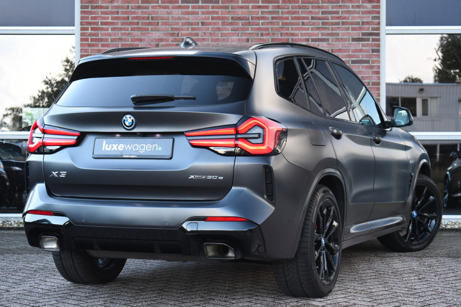 BMW X3 xDrive30e M-Sport Ind.Frozen-grey Pano Carbon Camera 20inch