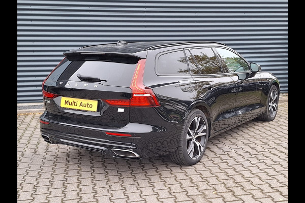 Volvo V60 T6 Recharge AWD R-Design Plug in Hybrid PHEV | Trekhaak af Fabriek | Lederen Sporstoelen Memory | Harman Kardon | Adaptive Cruise | Head Up | Camera |  Carplay |