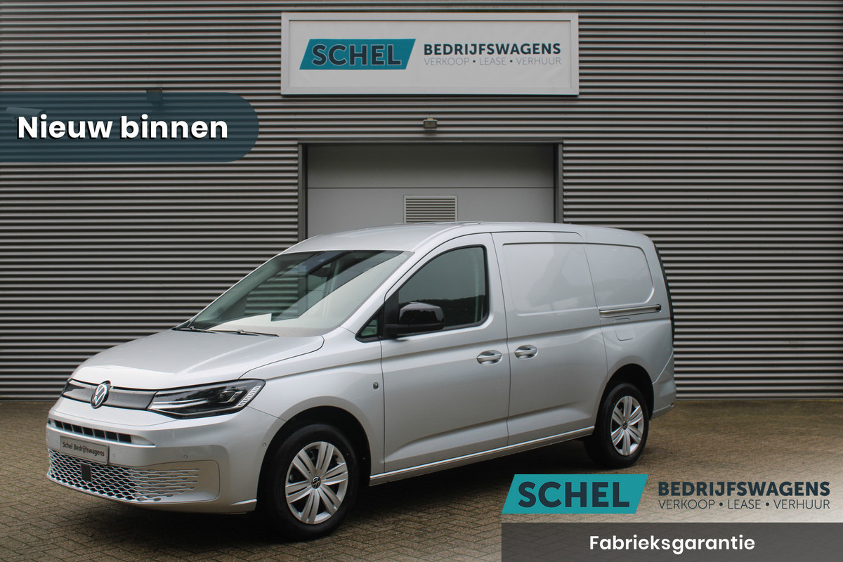 Volkswagen Caddy Cargo Maxi 2.0 TDI 122pk DSG7 - 2x Schuifdeur - Adaptive Cruise - Digital cockpit - LED koplampen - Stoelverwarming - Rijklaar