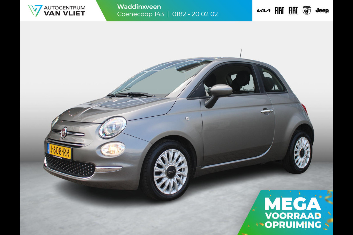 Fiat 500 Hybrid Lounge | Airco | Cruise | Apple Carplay | Leder Look | Ambiance Ivoor