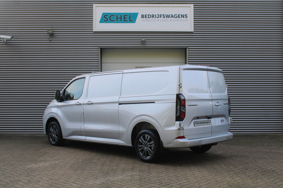 Ford Transit Custom 320 2.0 TDCI L2H1 Limited 170pk - 2x Schuifdeur - Adaptive Cruise - Verwarmd stuur - Blind spot - Navigatie - Camera - Draadloos