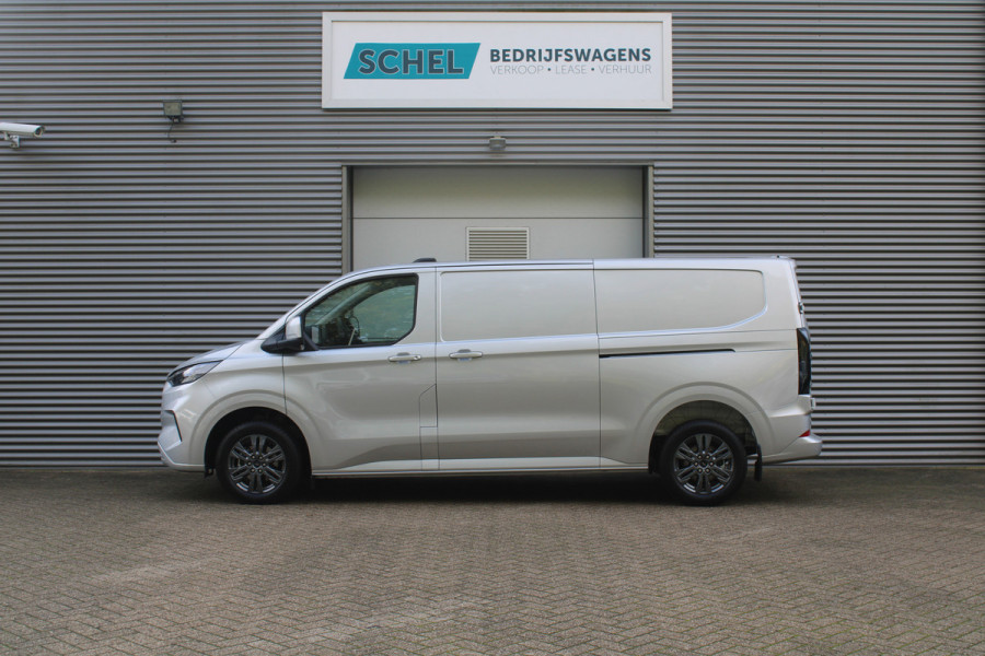 Ford Transit Custom 320 2.0 TDCI L2H1 Limited 170pk - 2x Schuifdeur - Adaptive Cruise - Verwarmd stuur - Blind spot - Navigatie - Camera - Draadloos