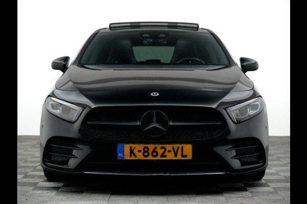 Mercedes-Benz A-Klasse 250 Aut7 AMG Night Edition (bi-color leder,panodak,sfeerverlichting)