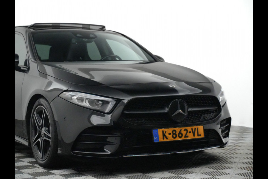 Mercedes-Benz A-Klasse 250 Aut7 AMG Night Edition (bi-color leder,panodak,sfeerverlichting)