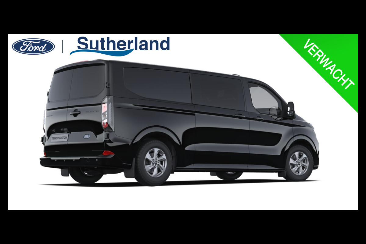 Ford Transit Custom 300 2.0 TDCI L2H1 Limited DC | Dubbele Cabine | Elek. Inklapbare Trekhaak | 17 inch | Passagiersstoel | Stoelverwarming | NIEUW! |