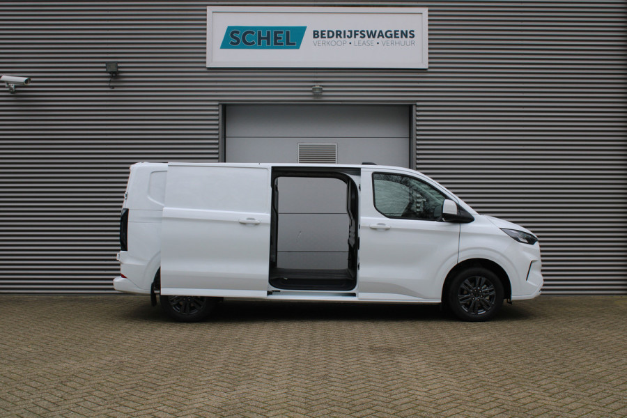 Ford Transit Custom 320 2.0 TDCI L2H1 Limited 170pk - 2x Schuifdeur - Adaptive Cruise - Verwarmd stuur - Blind spot - Navigatie - Camera - Draadloos