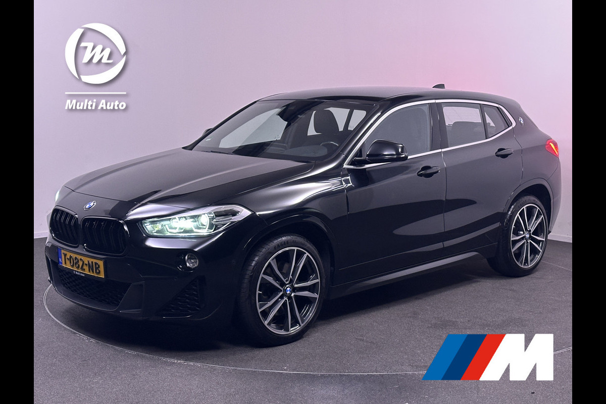 BMW X2 sDrive20i M-Sport 192pk | LED Koplampen | Navi Pro | Head Up | Camera | 19"L.M | Sportstoelen Verwarmd | El. Achterklep |Sfeerverlichting |