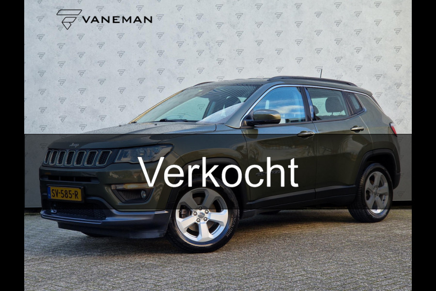 Jeep Compass 1.4 MultiAir Longitude | Trekhaak | Navi | Camera | Cruise | DAB | Lichtsensor | PDC |