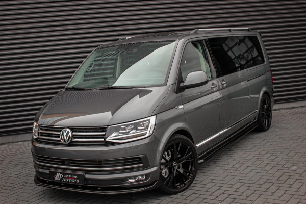 Volkswagen Transporter Caravelle 2.0 TDI L2H1 204PK DC DUBBEL CABINE / LEDEREN BEKLEDING / JB- EDITION / SCHUIF/KANTEL DAK / FULL