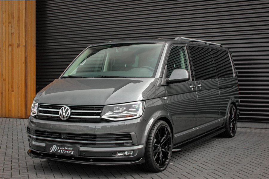 Volkswagen Transporter Caravelle 2.0 TDI L2H1 204PK DC DUBBEL CABINE / LEDEREN BEKLEDING / JB- EDITION / SCHUIF/KANTEL DAK / FULL