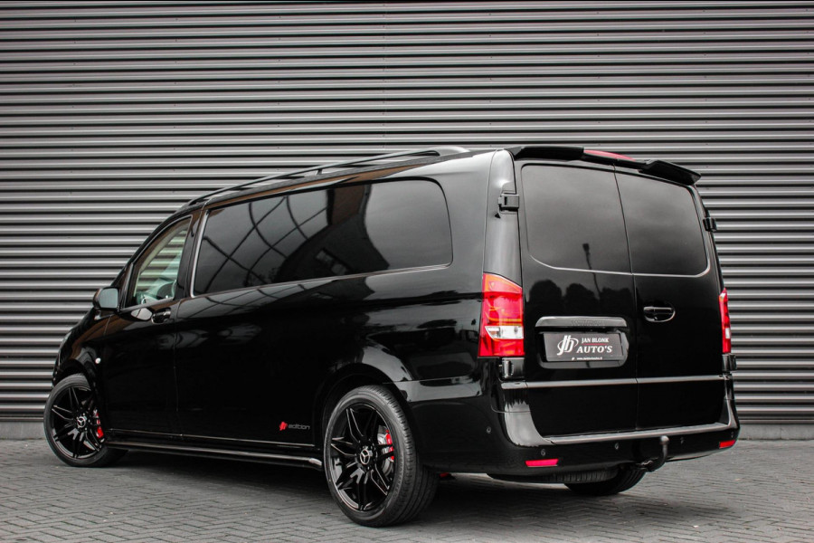 Mercedes-Benz Vito 220PK EXTRA LANG JB-EDITION FULL BLACK / AMG / SPOILER / VERLAGINGSVEREN / NAVIGATIE / CLIMATE CONTROL/ FULL