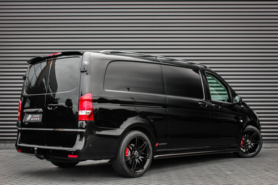 Mercedes-Benz Vito 220PK EXTRA LANG JB-EDITION FULL BLACK / AMG / SPOILER / VERLAGINGSVEREN / NAVIGATIE / CLIMATE CONTROL/ FULL