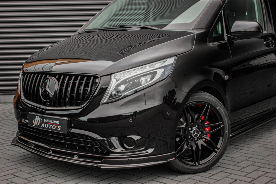 Mercedes-Benz Vito 220PK EXTRA LANG JB-EDITION FULL BLACK / AMG / SPOILER / VERLAGINGSVEREN / NAVIGATIE / CLIMATE CONTROL/ FULL