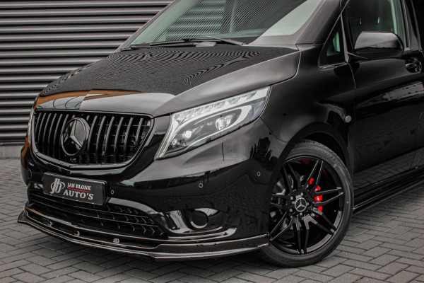 Mercedes-Benz Vito 220PK EXTRA LANG JB-EDITION FULL BLACK / AMG / SPOILER / VERLAGINGSVEREN / NAVIGATIE / CLIMATE CONTROL/ FULL