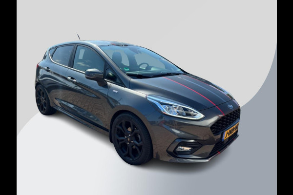 Ford Fiesta 1.0 EcoBoost ST-Line X Vol! | | Adaptive cruise control | Winter Pack | Camera | Half lederen bekleding | Bang&Olufsen | Zwarte velgen | Race striping