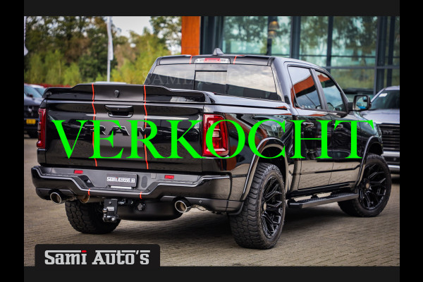 Dodge Ram 2025 LARAMIE NIGHT PREMIUM | BOM VOL + 14.4 INCH SCHERM BOM VOL | LUCHTVERING | HUD | HURRICAN 420PK 636 Nm TWIN TURBO | PRIJS M DUBBELE CABINE | PICK UP | 5 PERSOONS | DC | GRIJSKENTEKEN | VOORRAAD NR 2219 - 4971