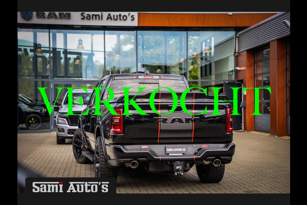 Dodge Ram 2025 LARAMIE NIGHT PREMIUM | BOM VOL + 14.4 INCH SCHERM BOM VOL | LUCHTVERING | HUD | HURRICAN 420PK 636 Nm TWIN TURBO | PRIJS M DUBBELE CABINE | PICK UP | 5 PERSOONS | DC | GRIJSKENTEKEN | VOORRAAD NR 2219 - 4971