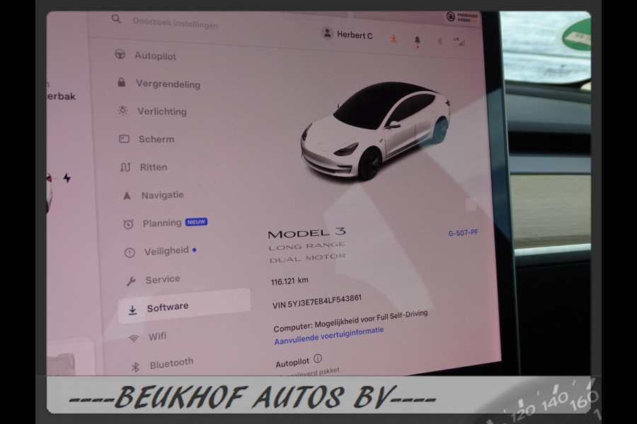 Tesla Model 3 Long Range AWD 75 kWh Panoramadak Xenon Leer