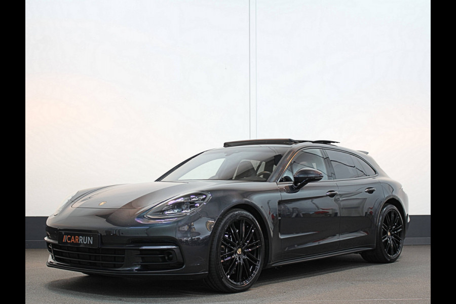 Porsche Panamera Sport Turismo 3.0 4 | Panorama | Massage | ACC | Stoelventilatie | Sport-Chrono | Keyless-Go | PDLS+ | Leder | Sfeerverlichting | BOSE | 21'' | Memory | Comfortstoelen | Dodehoek | Lane Assist |