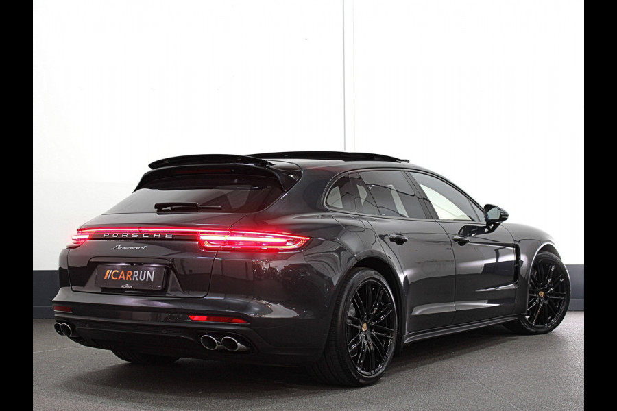 Porsche Panamera Sport Turismo 3.0 4 | Panorama | Massage | ACC | Stoelventilatie | Sport-Chrono | Keyless-Go | PDLS+ | Leder | Sfeerverlichting | BOSE | 21'' | Memory | Comfortstoelen | Dodehoek | Lane Assist |