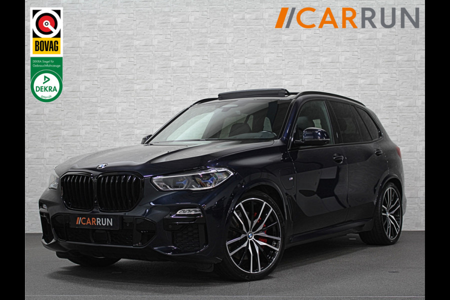 BMW X5 45e M-Performance Seats | 360 View | Panorama | ACC | Laser-LED | Carbon | Keyless | 22'' | Harman-Kardon | Memory | Head-Up | Glaspook | 4-Zone Clima | ISO-Glas | Luchtvering | Sfeerverlichting | Draadloos laden | Carplay |