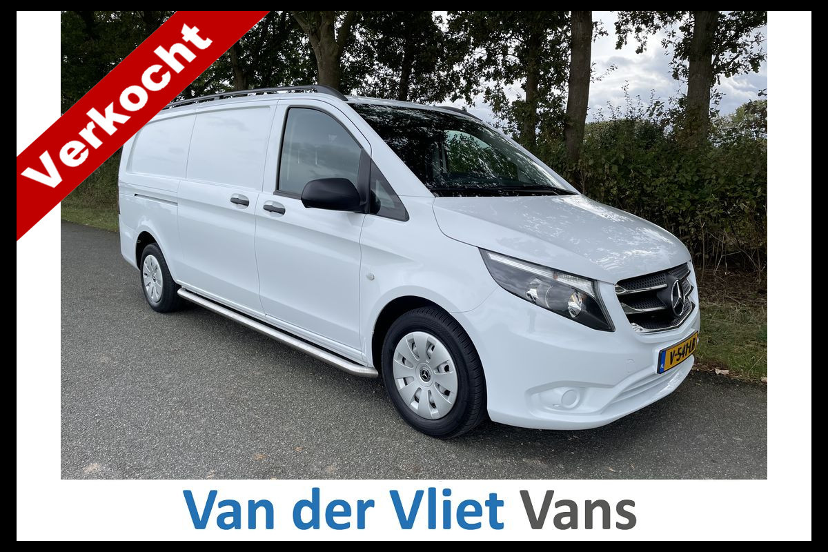 Mercedes-Benz Vito 111 CDI E6 115pk XL L3 3 zits Lease €286 p/m, Werkplaatsinrichting, Airco, Camera, Onderhoudshistorie aanwezig