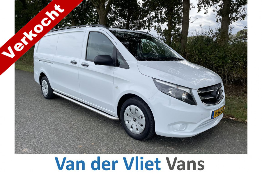 Mercedes-Benz Vito 111 CDI E6 115pk XL L3 3 zits Lease €286 p/m, Werkplaatsinrichting, Airco, Camera, Onderhoudshistorie aanwezig