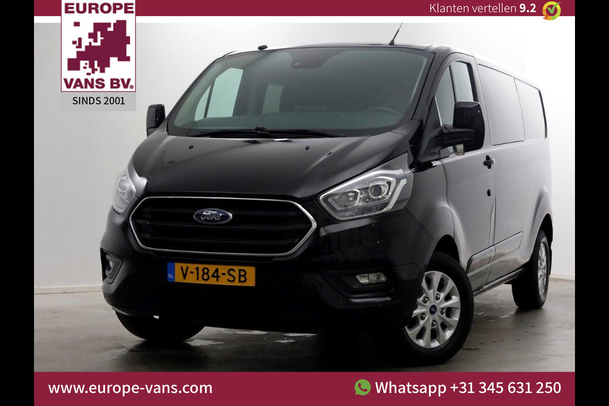 Ford Transit Custom 2.0 TDCI 130pk E6 L2H1 D.C. Limited Navi/Achterklep Trekhaak 2800kg 09-2018