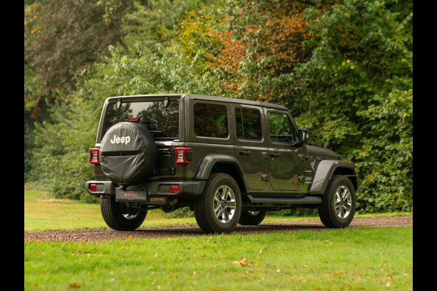 Jeep Wrangler Unlimited 2.0T Sahara 270pk | Carplay | Alpine HiFi | Camera | Uitneembaar dak | Stoelverw. | Afn. trekhaak