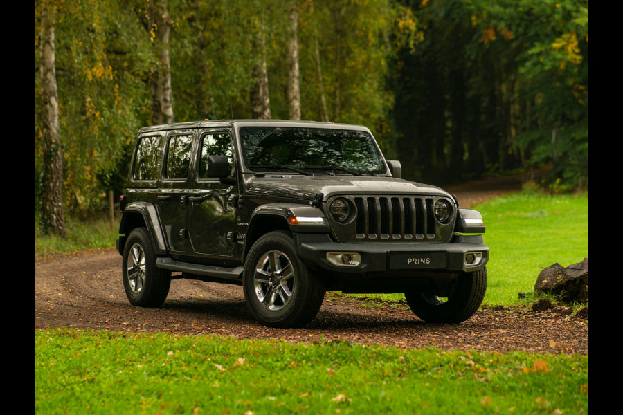 Jeep Wrangler Unlimited 2.0T Sahara 270pk | Carplay | Alpine HiFi | Camera | Uitneembaar dak | Stoelverw. | Afn. trekhaak