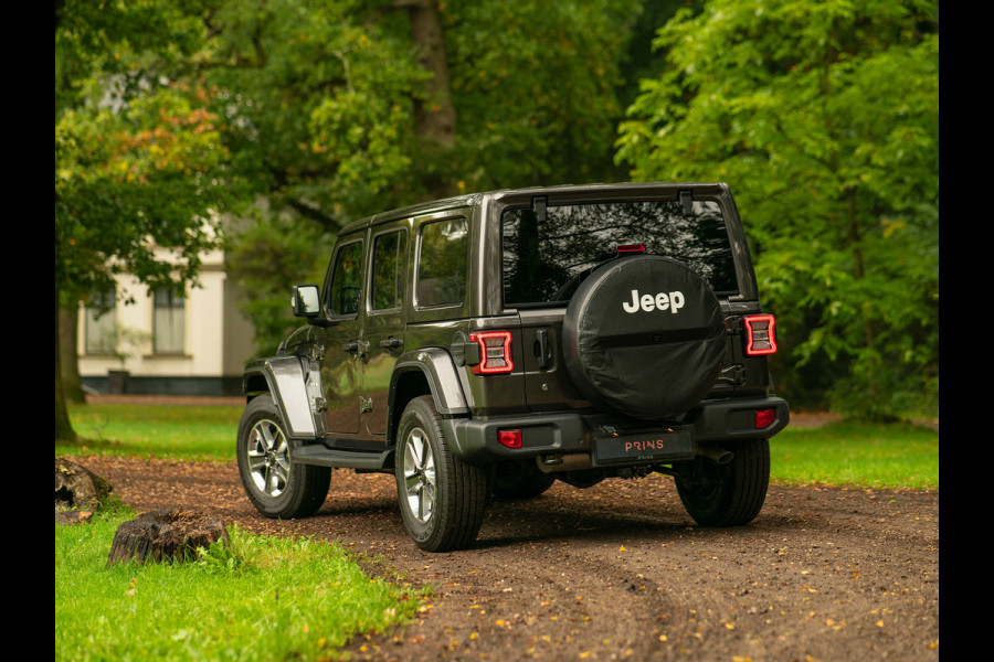 Jeep Wrangler Unlimited 2.0T Sahara 270pk | Carplay | Alpine HiFi | Camera | Uitneembaar dak | Stoelverw. | Afn. trekhaak