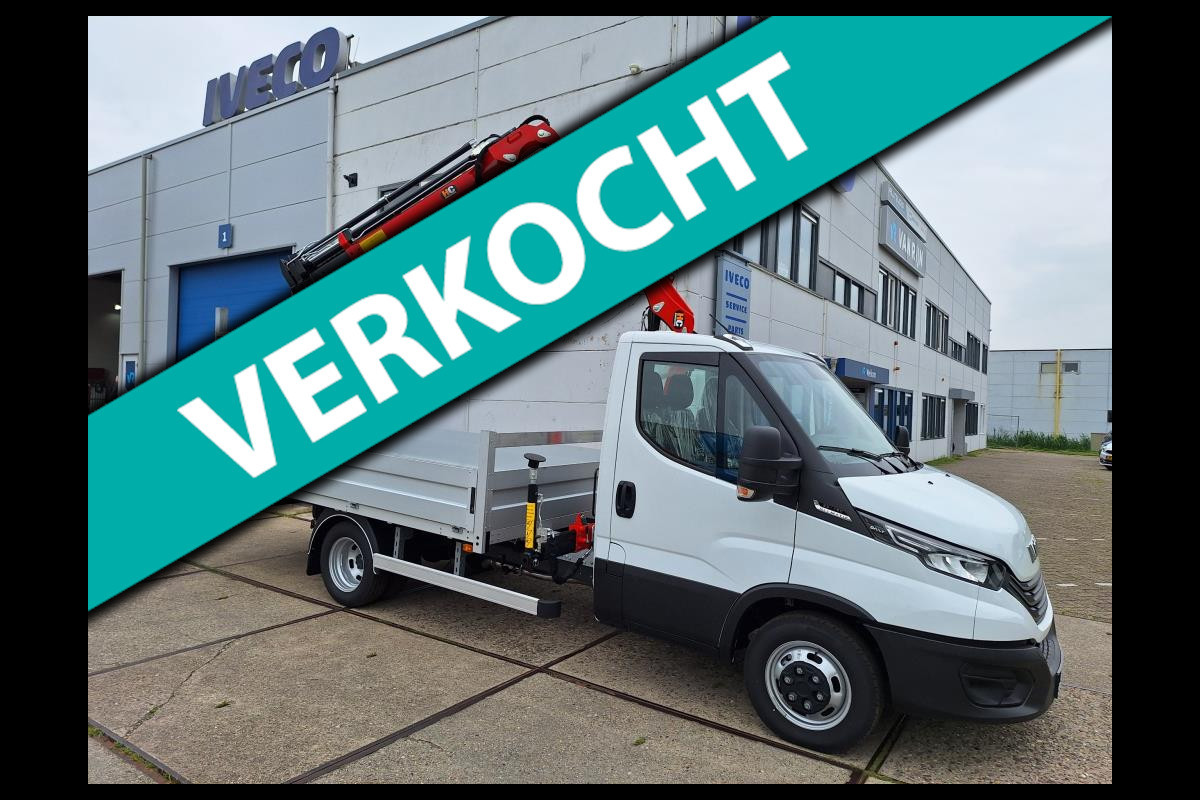 Iveco 35C16 Automaat * Open laadbak * Laadkraan