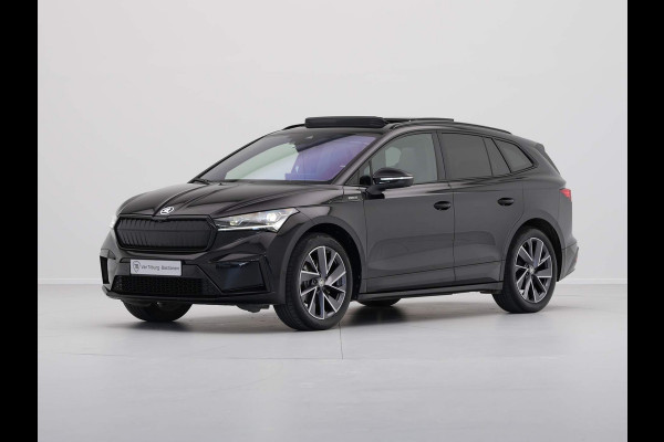 Škoda ENYAQ iV 60 180pk Sportline Panorama 360 Camera Head up all season banden warmtepomp demo joris
