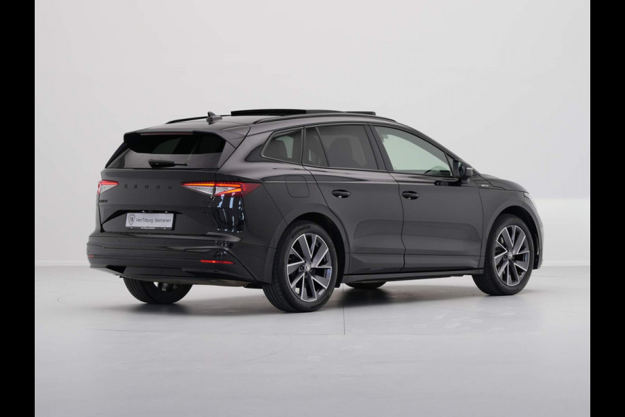 Škoda ENYAQ iV 60 180pk Sportline Panorama 360 Camera Head up all season banden warmtepomp demo joris