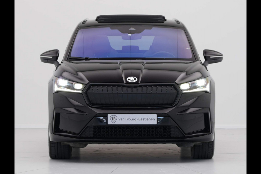 Škoda ENYAQ iV 60 180pk Sportline Panorama 360 Camera Head up all season banden warmtepomp demo joris