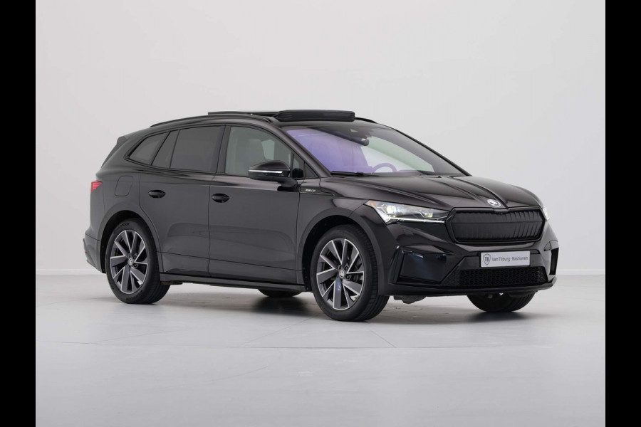 Škoda ENYAQ iV 60 180pk Sportline Panorama 360 Camera Head up all season banden warmtepomp demo joris