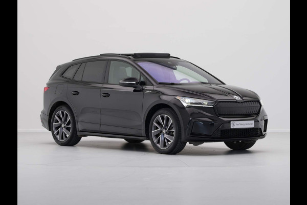 Škoda ENYAQ iV 60 180pk Sportline Panorama 360 Camera Head up all season banden warmtepomp demo joris